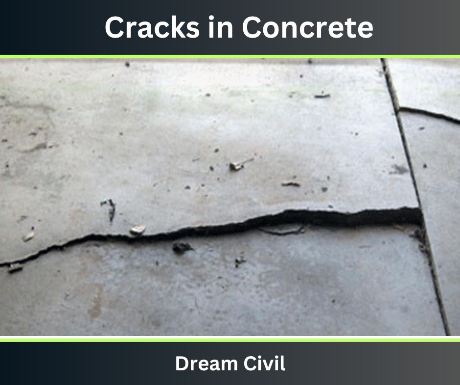 cracks in concrete