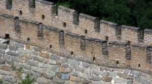 embattled parapet