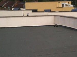 Flat parapet