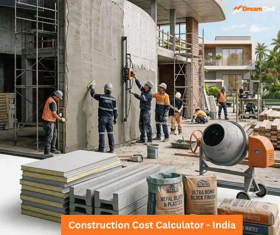 Construction Cost Calculator India: Estimate Building Cost - Civil ...