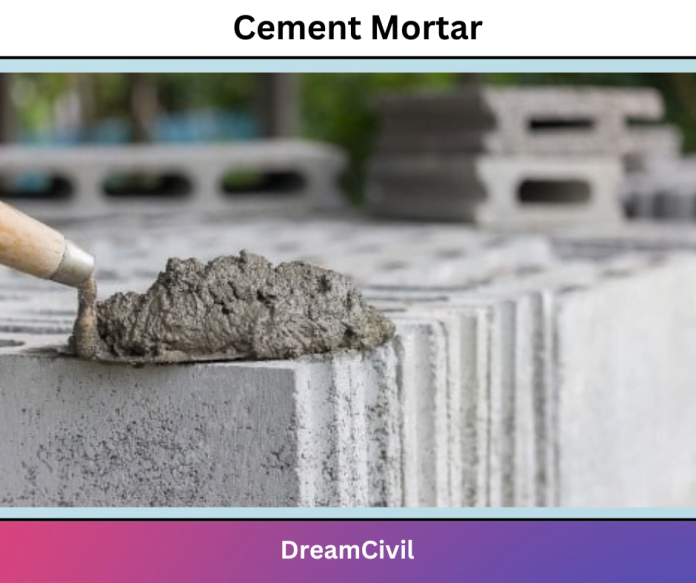 Cement Mortar Properties, Proportions, 5 Grades, Uses, Advantages and