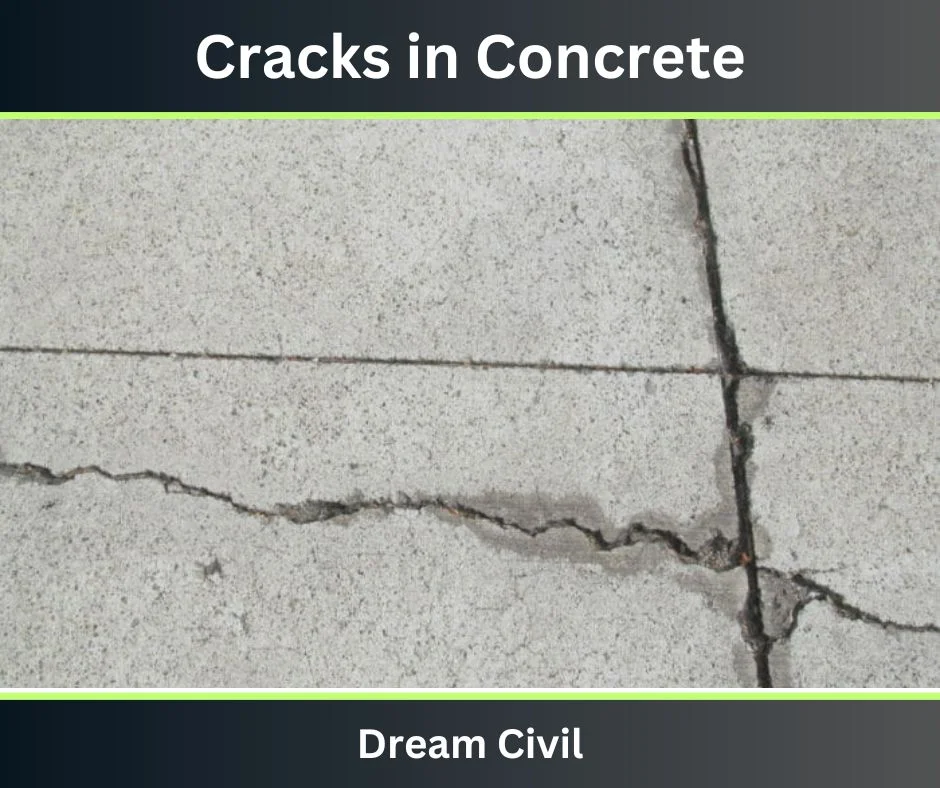 cracks in concrete