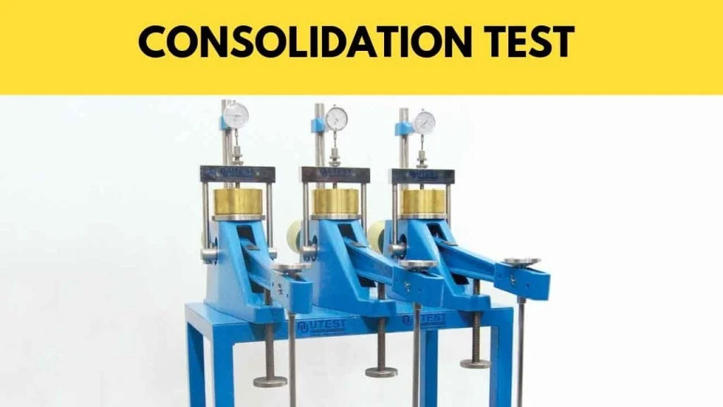 Consolidation Test on Soil