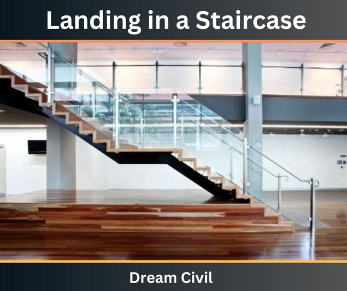 Landing in a Staircase