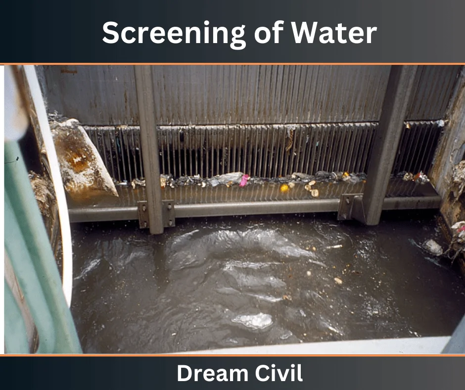 Screening of Water