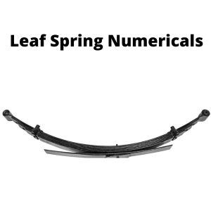 leaf spring numericals