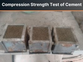 Compression Strength Test of Cement