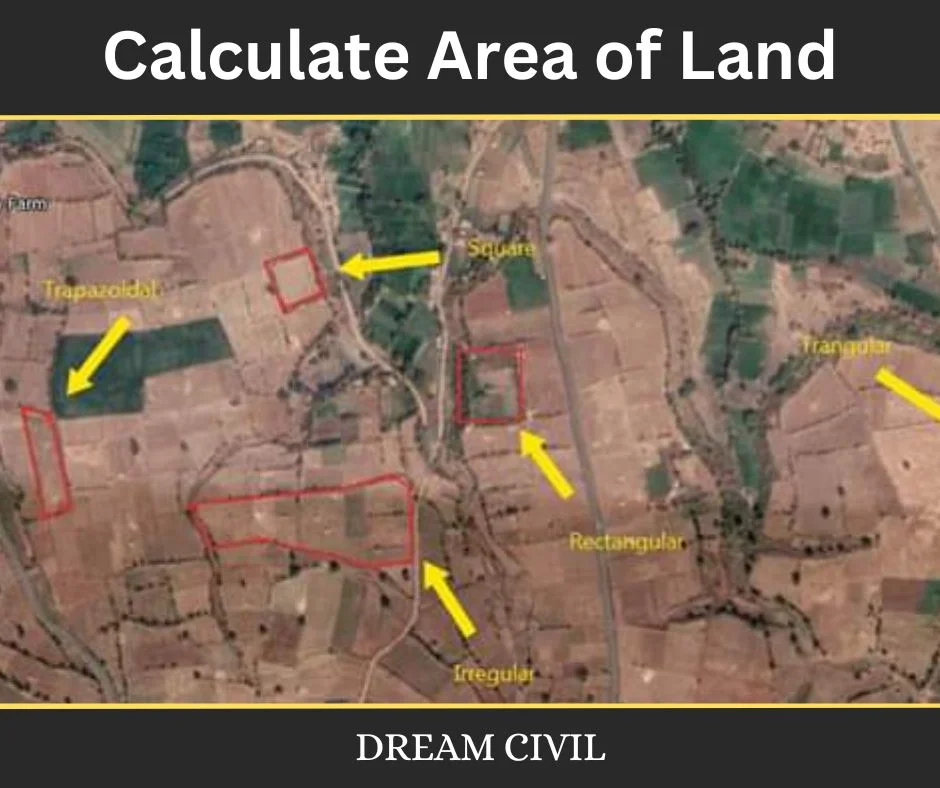 Caalculate area of Land