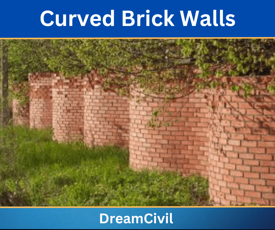 Curved Brick walls
