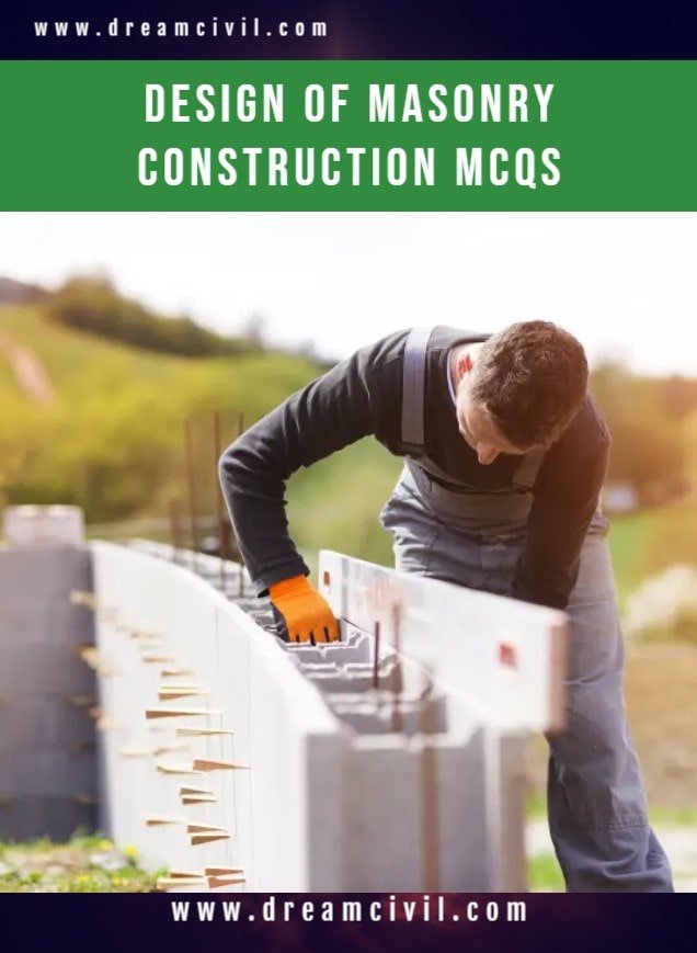 Design of Masonry Construction Objective Questions (MCQs) | PDF Download