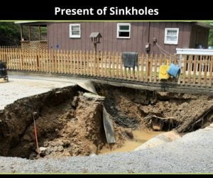 Present of Sinkholes