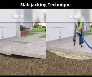 Slab jacking Technique