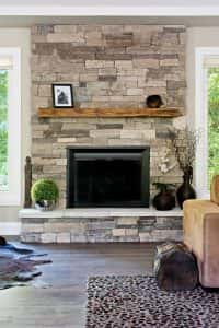 Floor to Ceiling Fireplace Surround