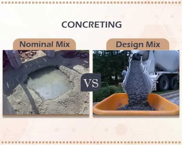 Difference Between Nominal Mix and Design mix