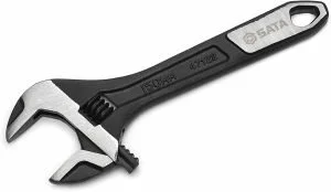 Adjustable Wrench Extra Wide Jaws