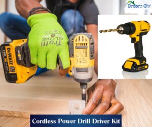 Cordless Power Drill Driver Kit