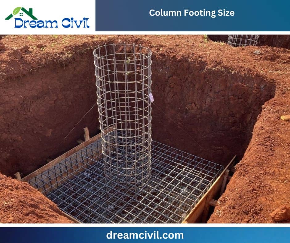 Column Footing Size For Different Storey Dream Civil