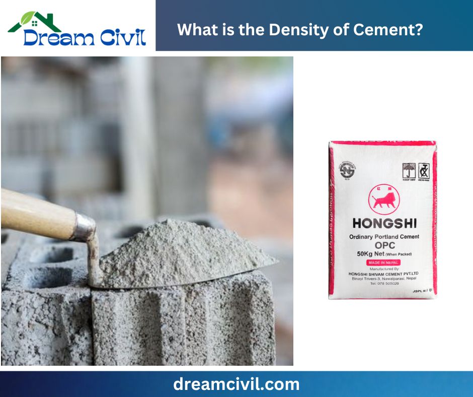 What is the Density of Cement?