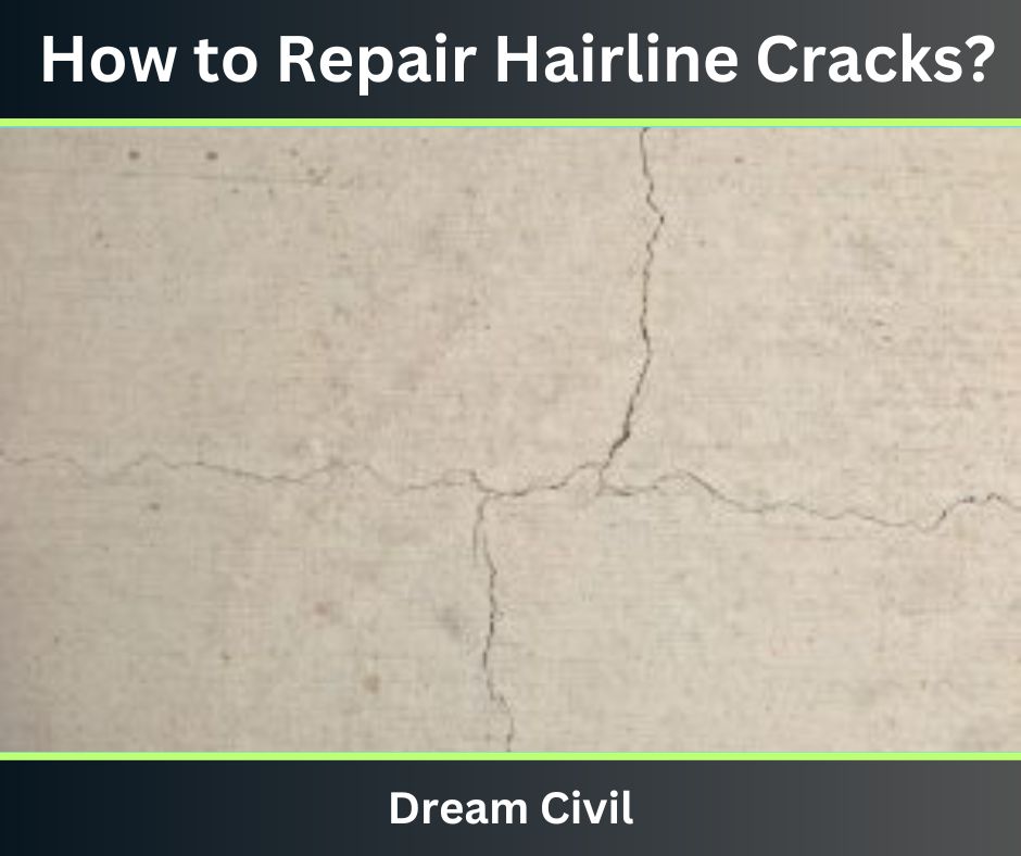 Hairline Cracks in concrete