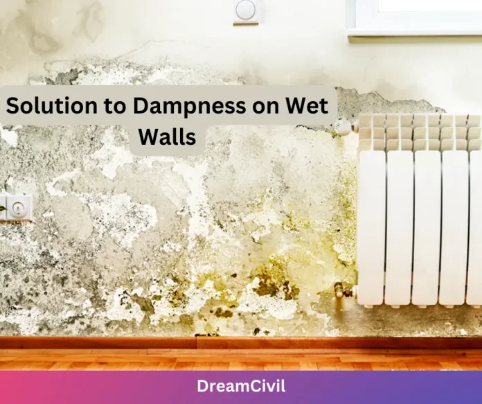 Solution to Dampness on Wet Walls