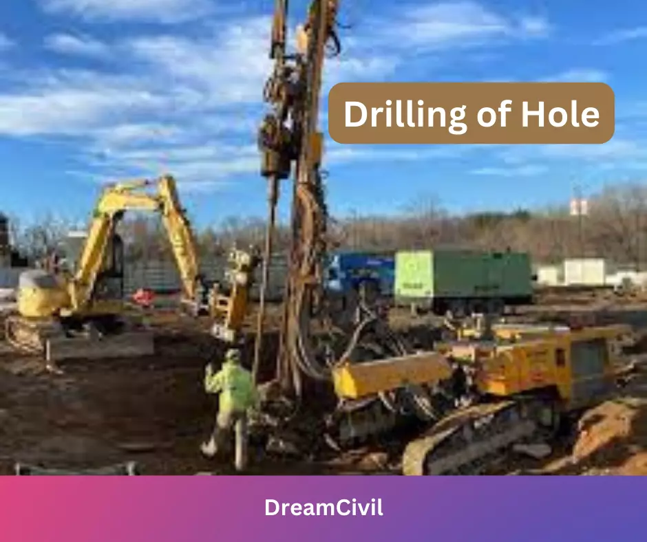 Drilling of Hole