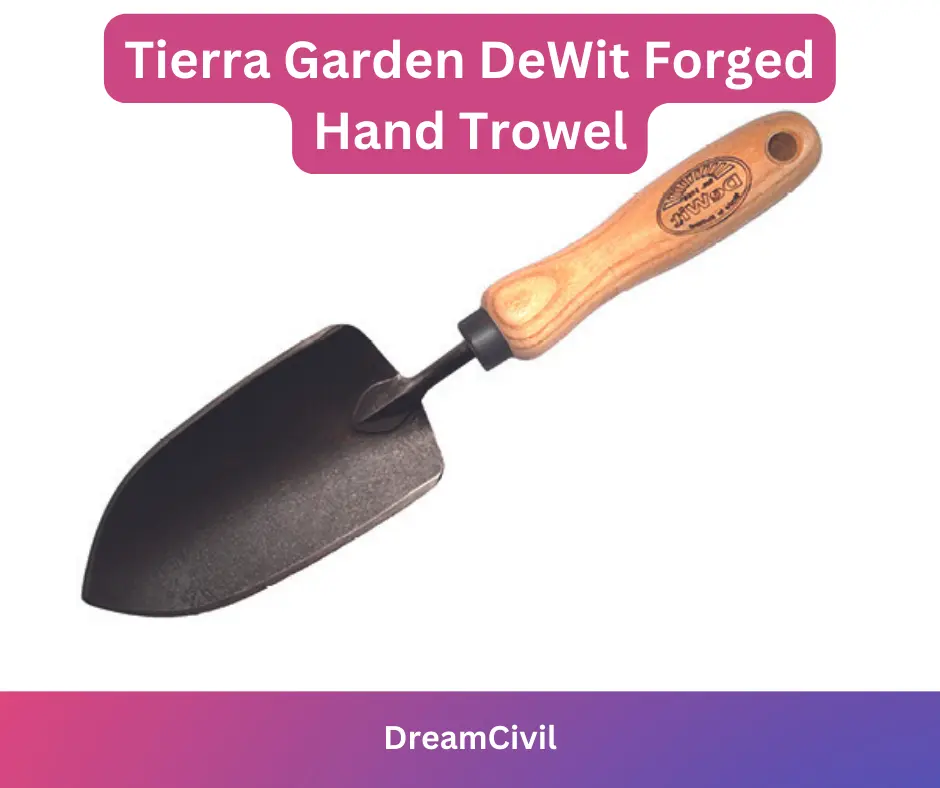 Tierra Garden DeWit Forged Hand Trowel
