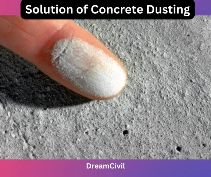 Solution of Concrete Dusting