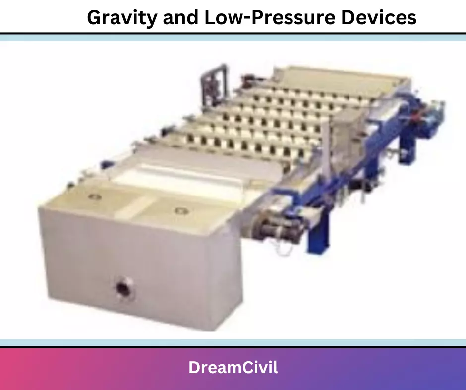 Gravity and Low-Pressure Devices