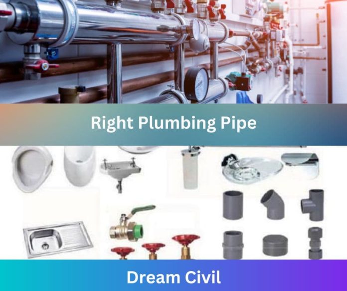 How To Choose the Right Plumbing Pipe for Your Upcoming Project ?