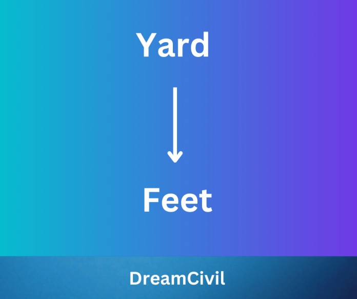 Yard to Feet Conversion Dream Civil