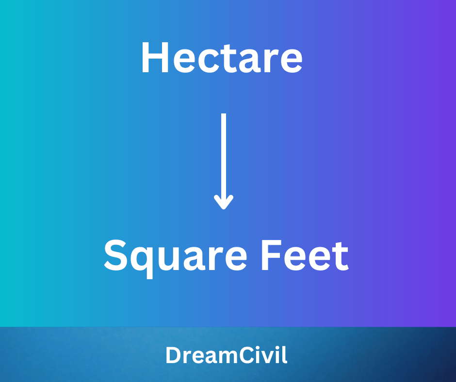 Hectare To Square Feet Conversion Dream Civil