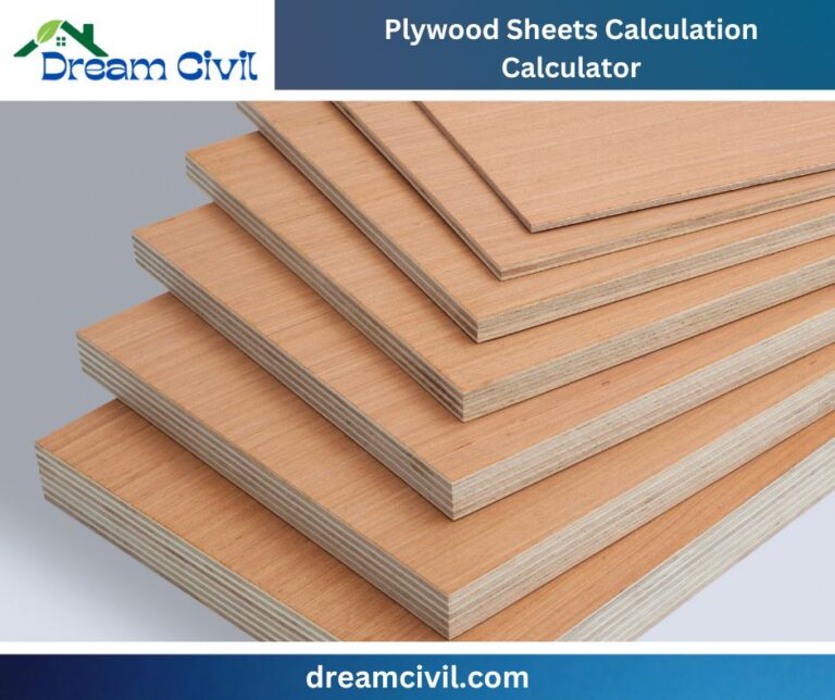 Plywood Sheets Calculation Calculator Dream Civil