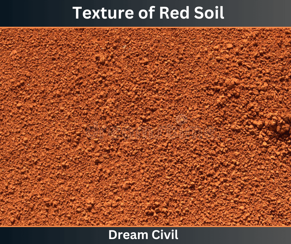 Texture of Red Soil
