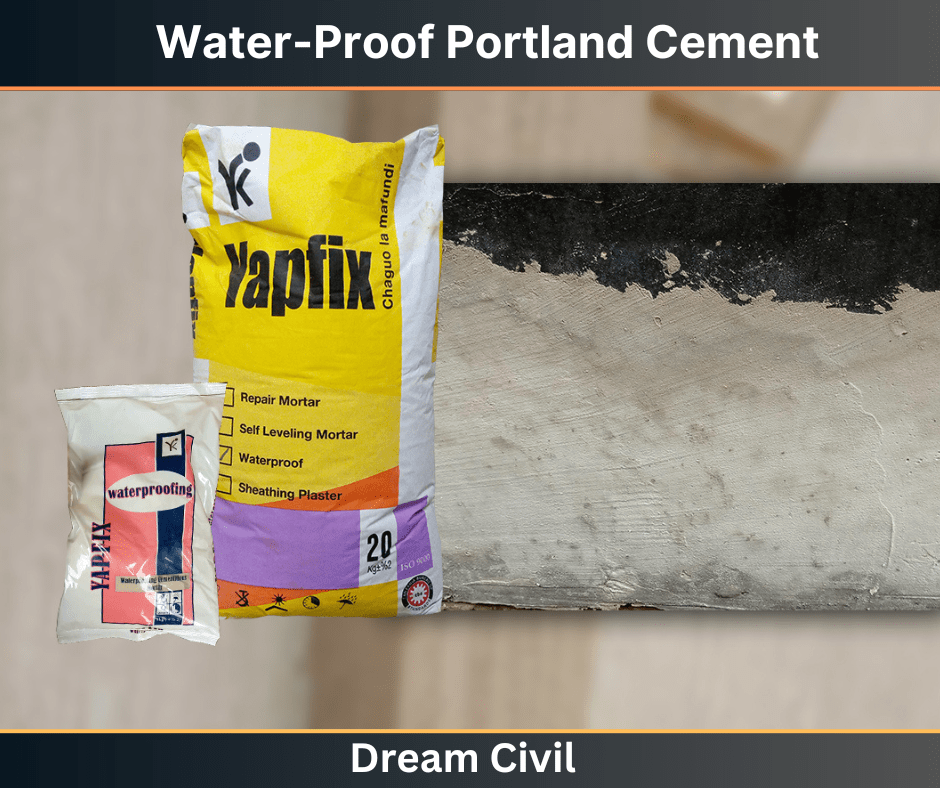 Water-Proof Portland Cement