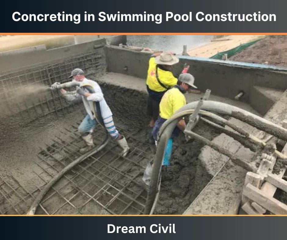 Concreting in Swimming Pool Construction