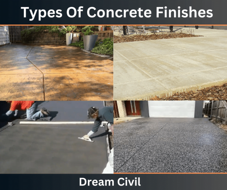 Types Of Concrete Finishes Used In Construction Field - Dream Civil