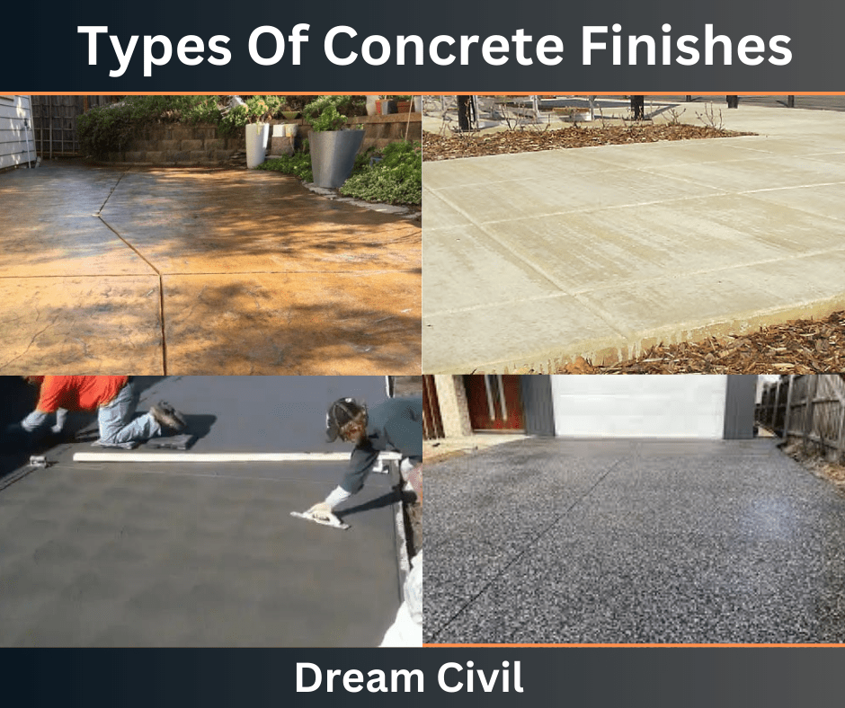 Types Of Concrete Finishes