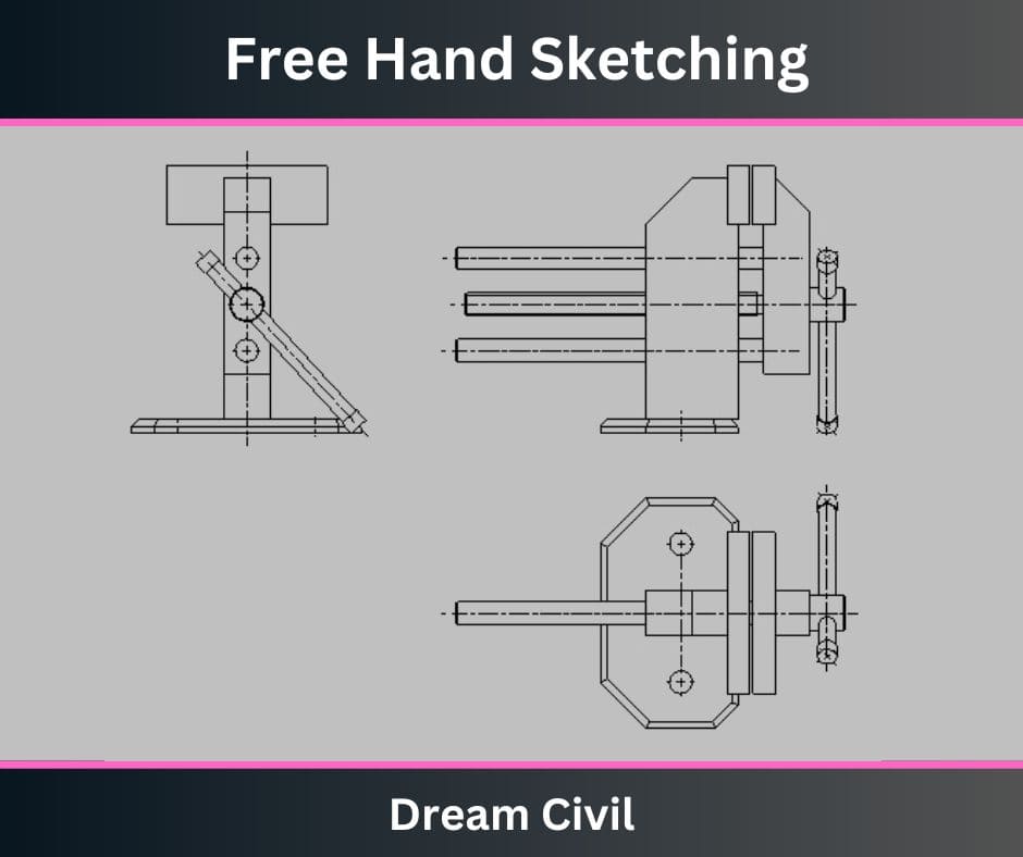 Build drawing skills: freehand spatial visualisation