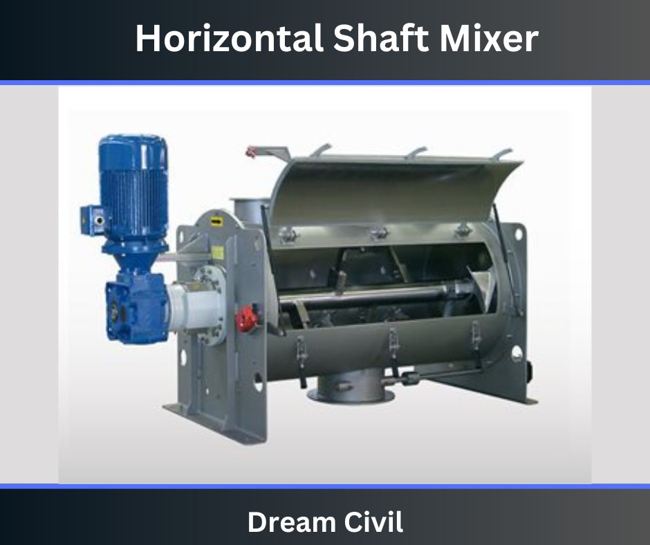 Horizontal Shaft Mixer