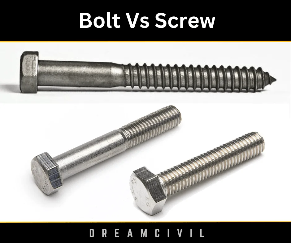 Bolt Vs Screw