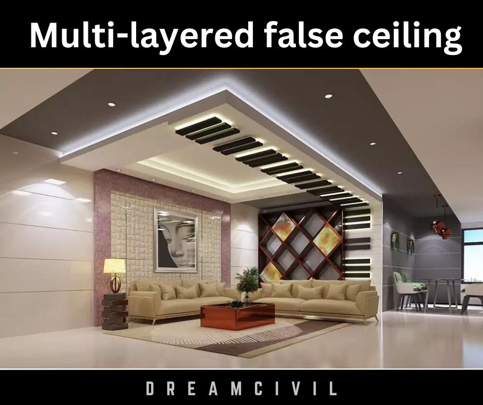 Multi-layered false ceiling