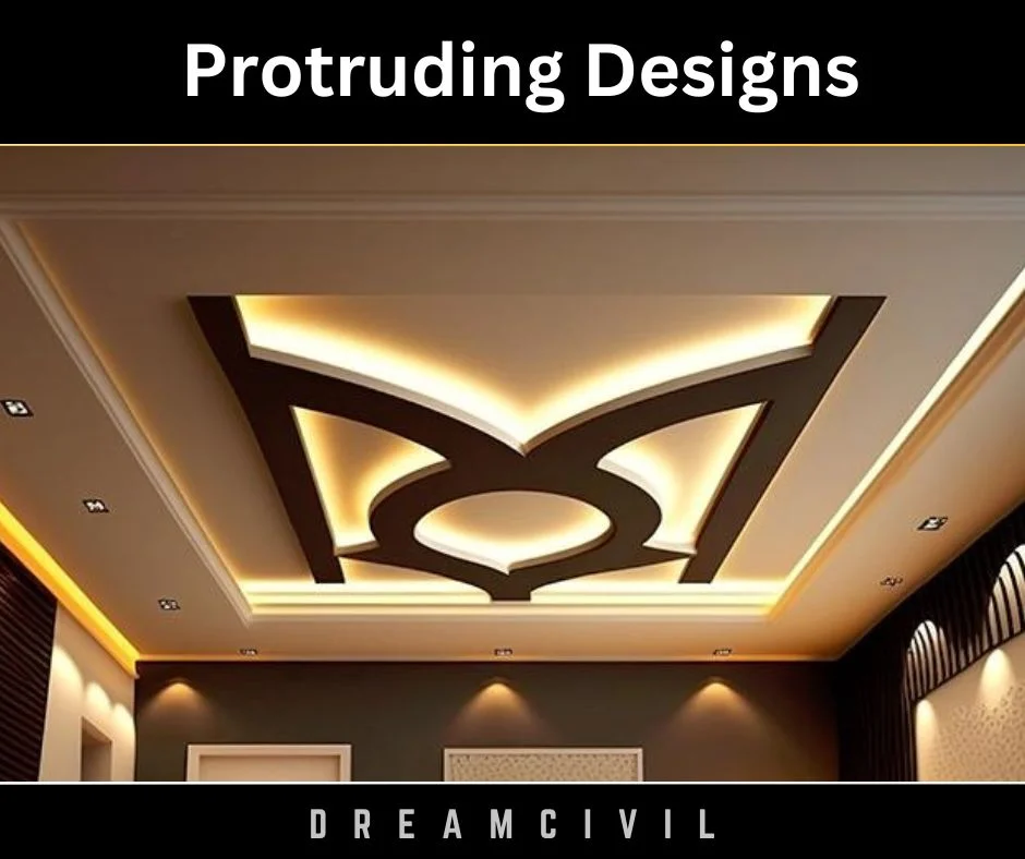 Protruding designs