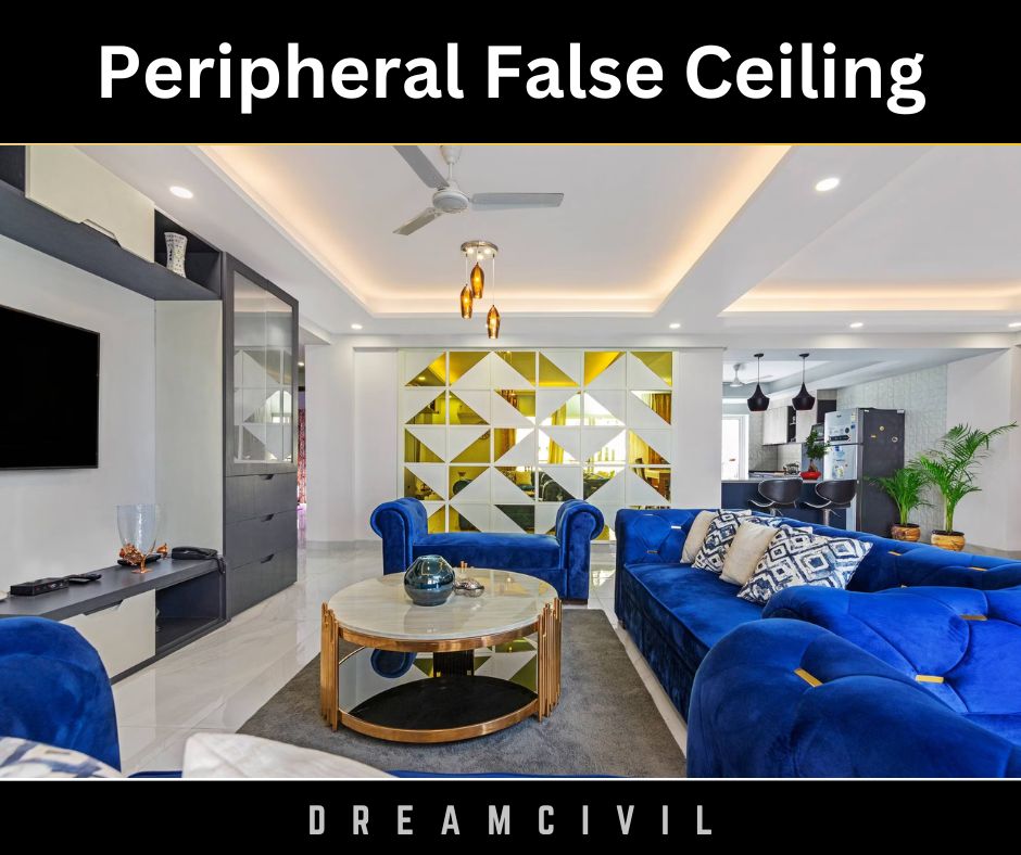 Peripheral false ceiling
