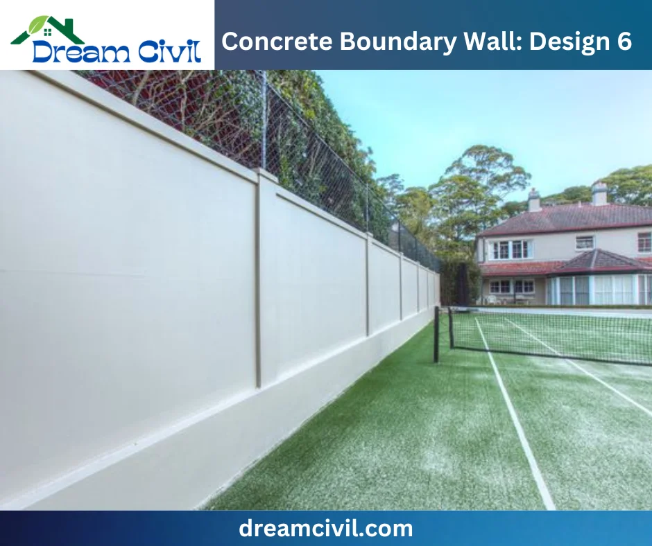 Concrete Boundary Wall: 10 Stunning Designs, Key Details, and Standard Sizes
