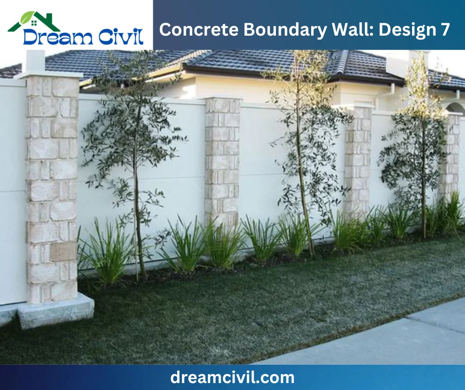 Concrete Boundary Wall: 10 Stunning Designs, Key Details, and Standard Sizes
