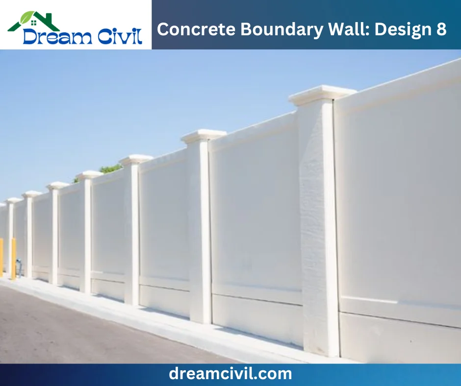 Concrete Boundary Wall: 10 Stunning Designs, Key Details, and Standard Sizes