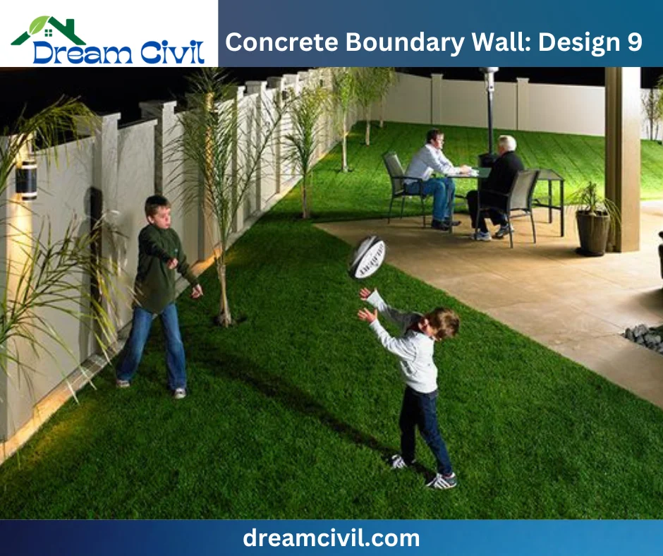 Concrete Boundary Wall: 10 Stunning Designs, Key Details, and Standard Sizes