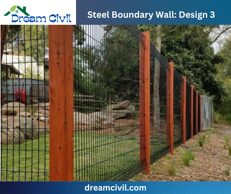 Steel Boundary Wall: 10 Stunning Designs, Key Details, and Standard Sizes