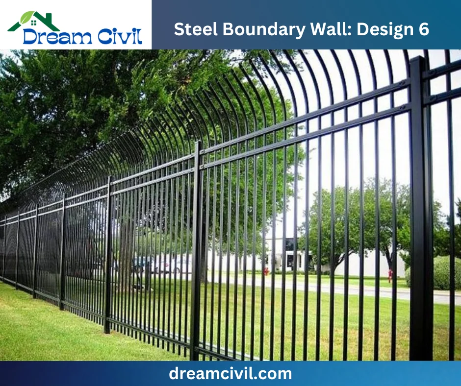Steel Boundary Wall: 10 Stunning Designs, Key Details, and Standard Sizes