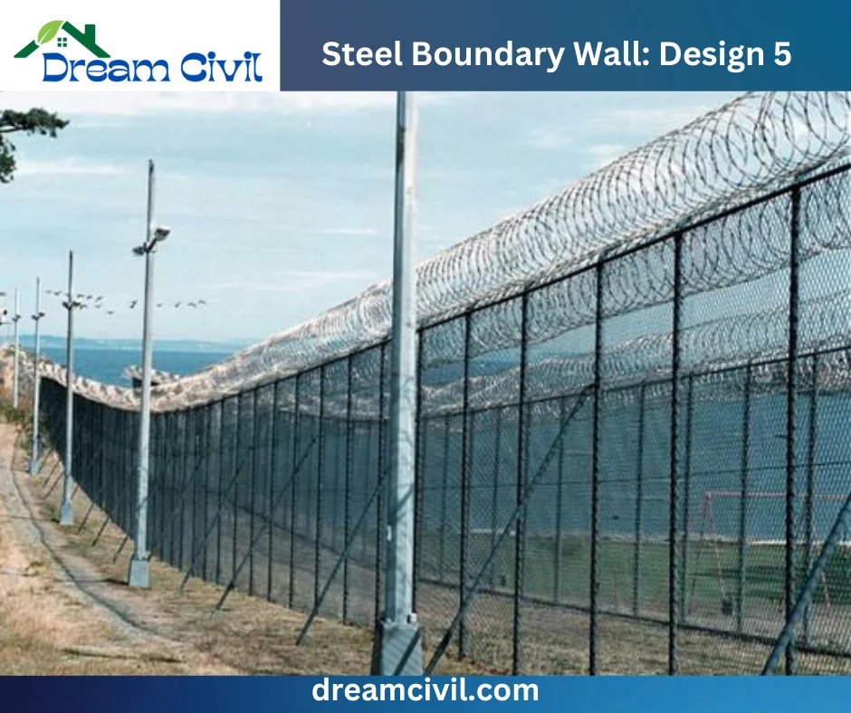 Steel Boundary Wall: 10 Stunning Designs, Key Details, and Standard Sizes
